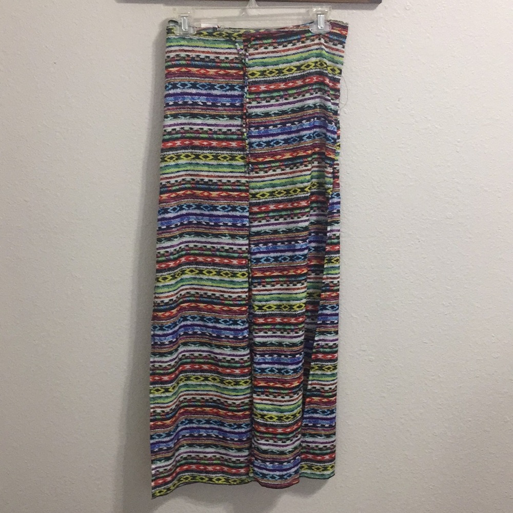 Multi-colored loose pants